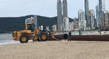 Área de praia ocupada por obra de alargamento será aumentada