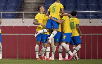 Brasil vence Egito e vai à semifinal do futebol masculino olímpico