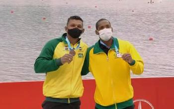 Canoagem: Isaquias Queiroz e Jacky Godmann são bronze na Copa do Mundo