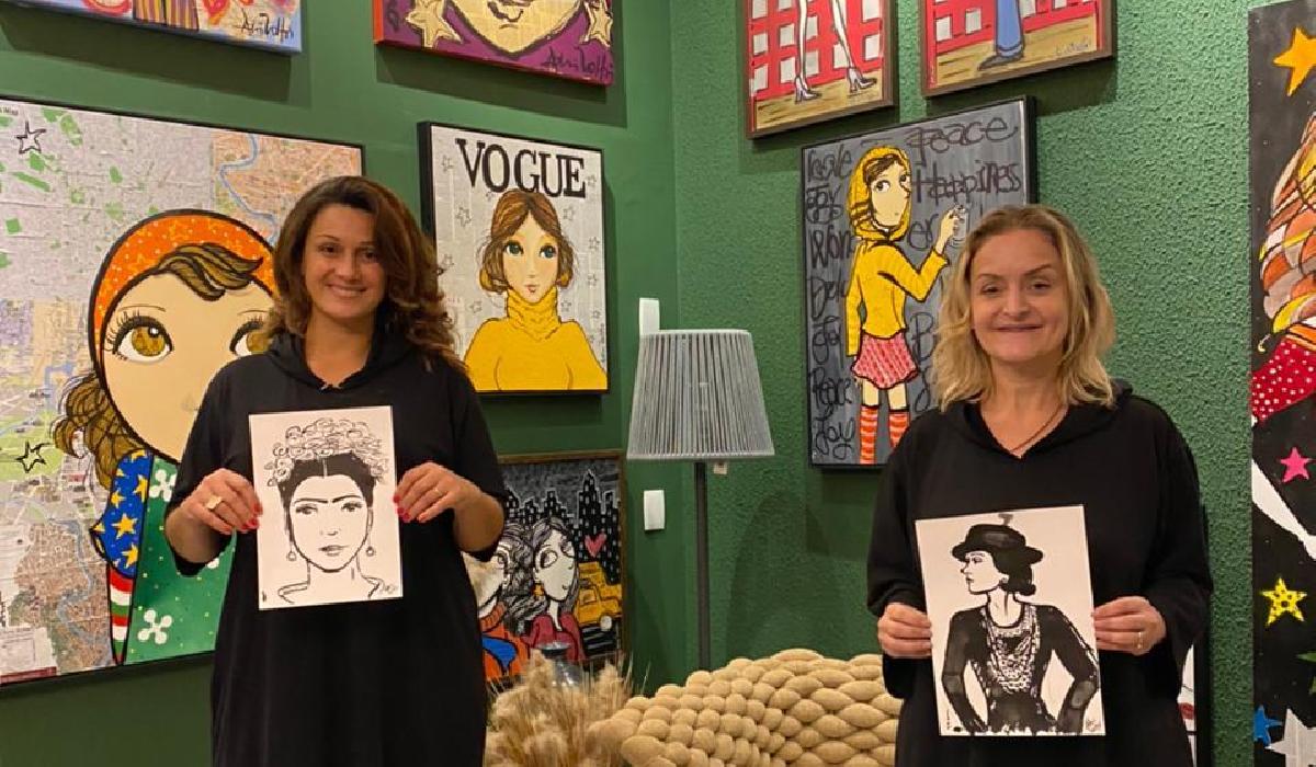 Collab da artista plástica Adri Volpi e Claire Juliani será lançada no Plaza Boulevard Itapema