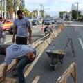 Contorno Sul recebe nova pista no cruzamento com a rua Uruguai