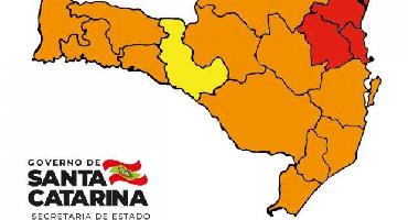 Coronavírus em SC: Três regiões em risco gravíssimo