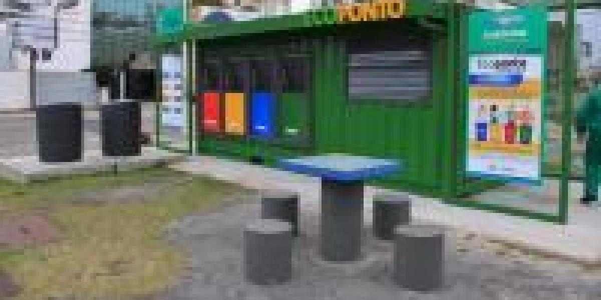 Ecoponto para descarte de recicláveis é inaugurado em Itajaí