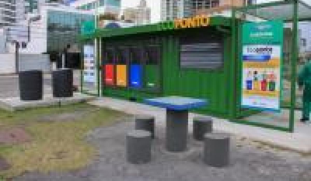 Ecoponto para descarte de recicláveis é inaugurado em Itajaí