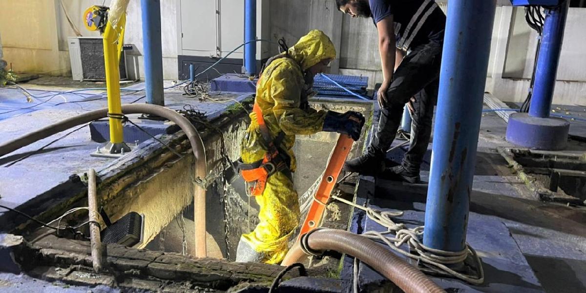 Estações Elevatórias da região Central recebem limpeza preventiva