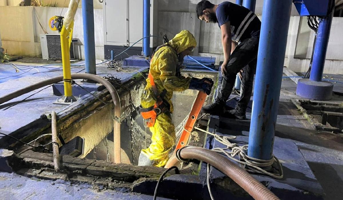 Estações Elevatórias da região Central recebem limpeza preventiva