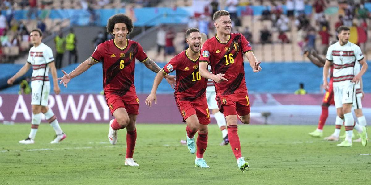 Eurocopa: com gol de Thorgan Hazard, Bélgica derrota Portugal