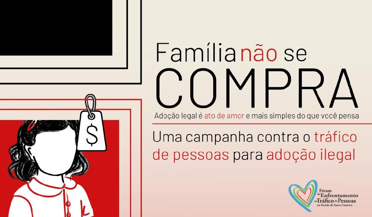 Família não se compra: uma campanha contra o tráfico de pessoas