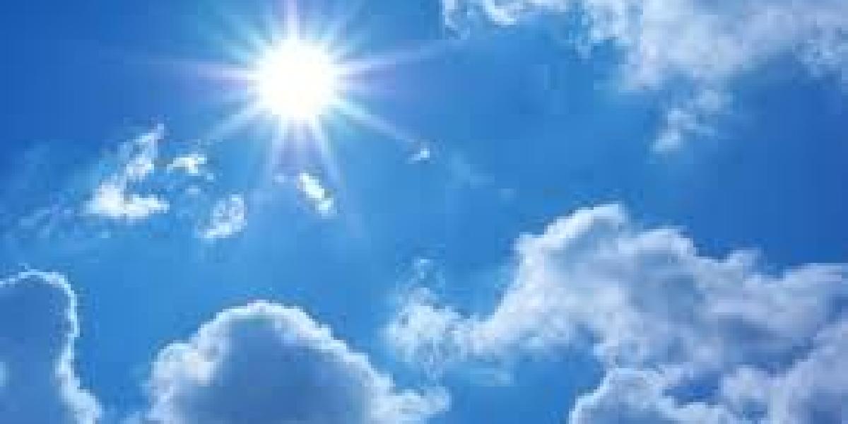 Início da semana com presença de sol e temperatura em elevação