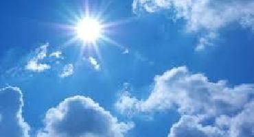 Início da semana com presença de sol e temperatura em elevação