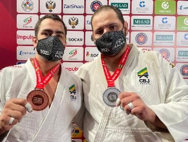 Judô do Brasil fecha Grand Slam de Kazan com 2 pratas e 2 bronzes