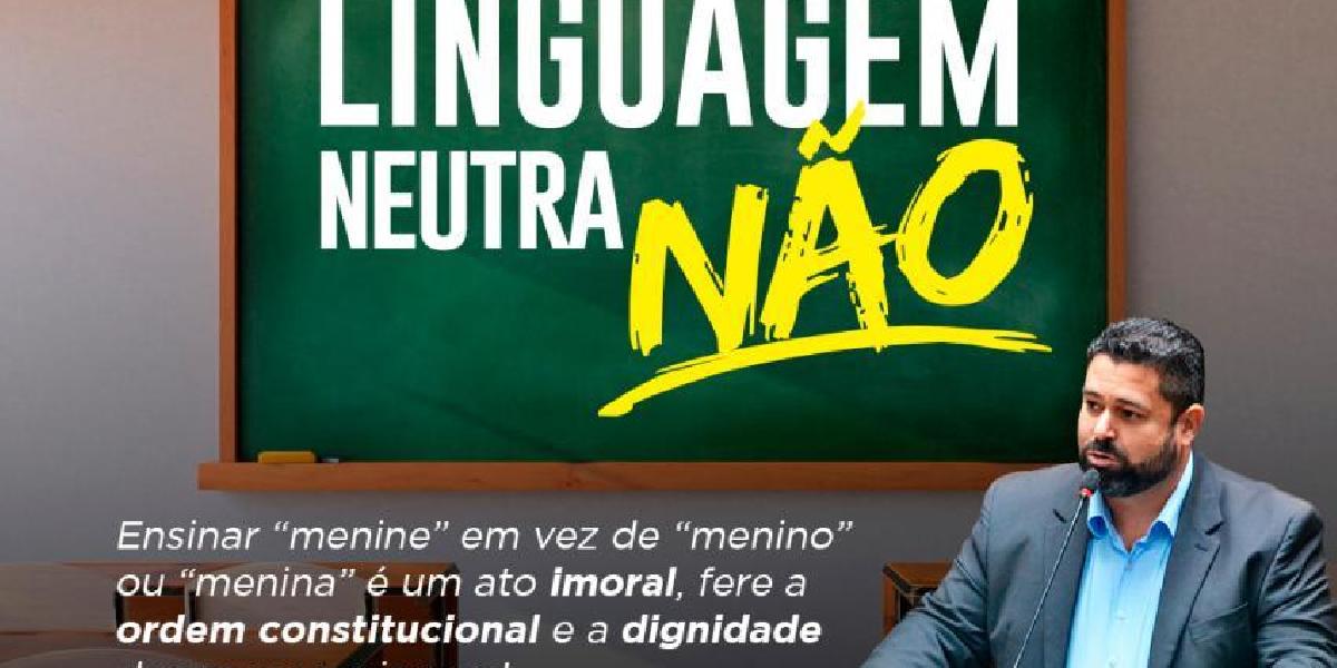 Kaká protocola projeto que proíbe \'\'linguagem neutra\'\' na grade curricular