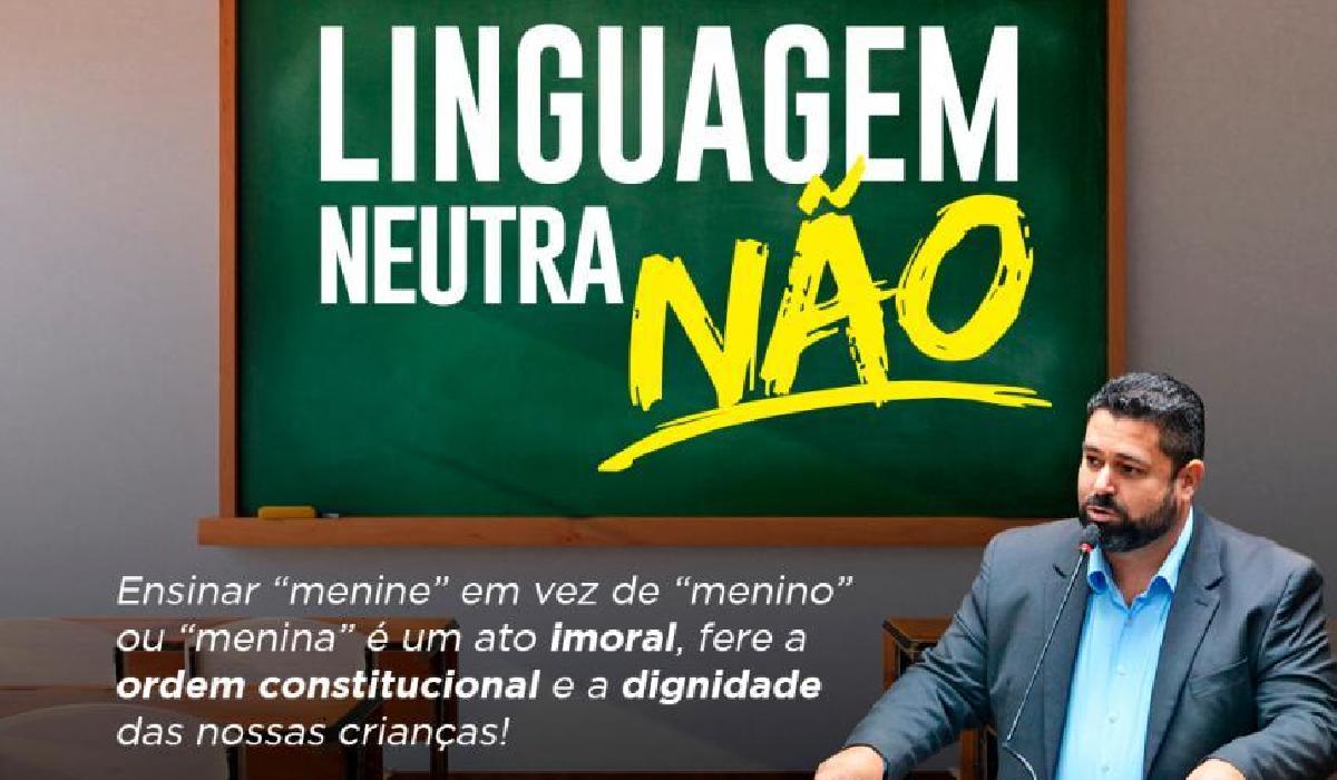 Kaká protocola projeto que proíbe \'\'linguagem neutra\'\' na grade curricular