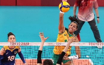 No vôlei feminino, Brasil vence Coreia do Sul na estreia olímpica