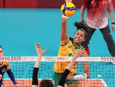 No vôlei feminino, Brasil vence Coreia do Sul na estreia olímpica