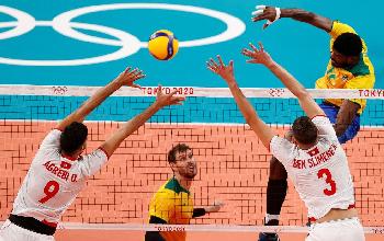 Olimpíada: Brasil passa pela Tunísia na estreia do vôlei masculino