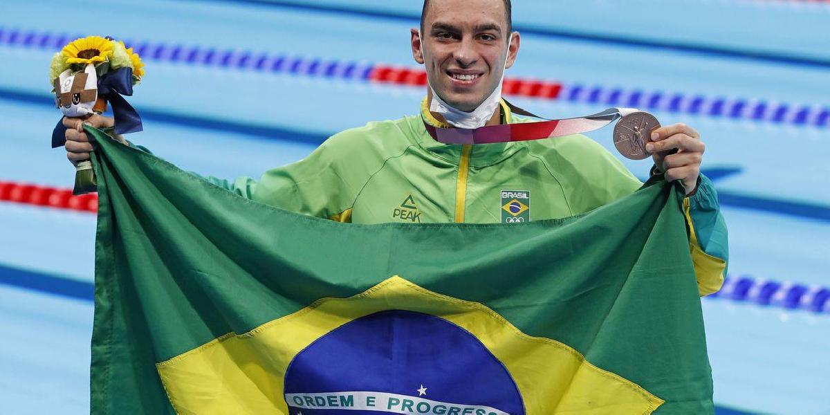 Olimpíada: Fernando Scheffer fatura bronze na natação