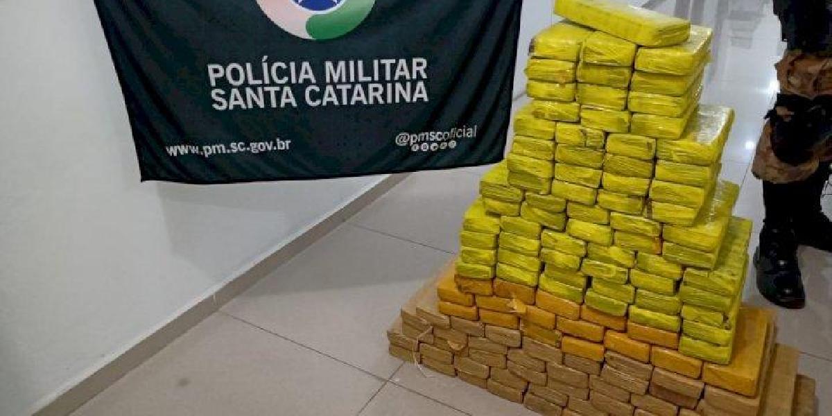 PM e PRF apreendem 119 quilos de maconha