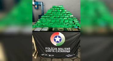 PMSC apreende 60 kg de maconha em Balneário Camboriú