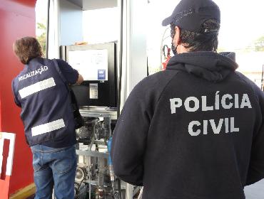 Polícia Civil  fiscaliza postos de combustíveis