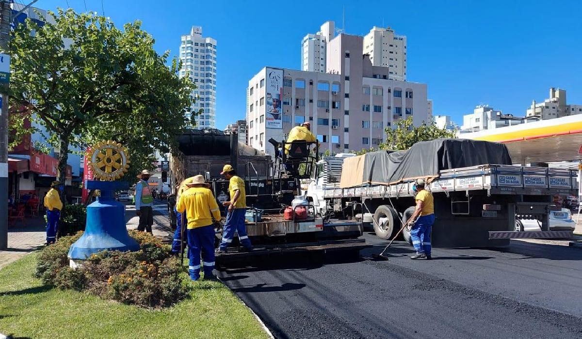 Requalificação Asfáltica ultrapassa 105km em 257 vias de Balneário Camboriú