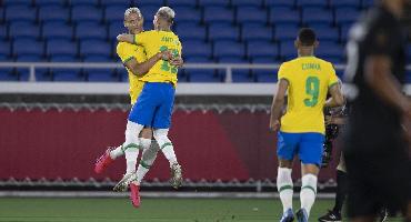 Richarlison brilha e Brasil vence Alemanha na estreia da Olimpíada