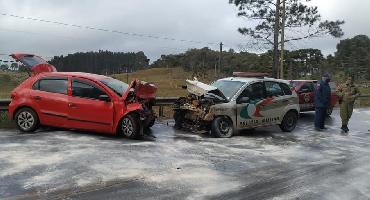 Sargento da PM morre em acidente na serra catarinense