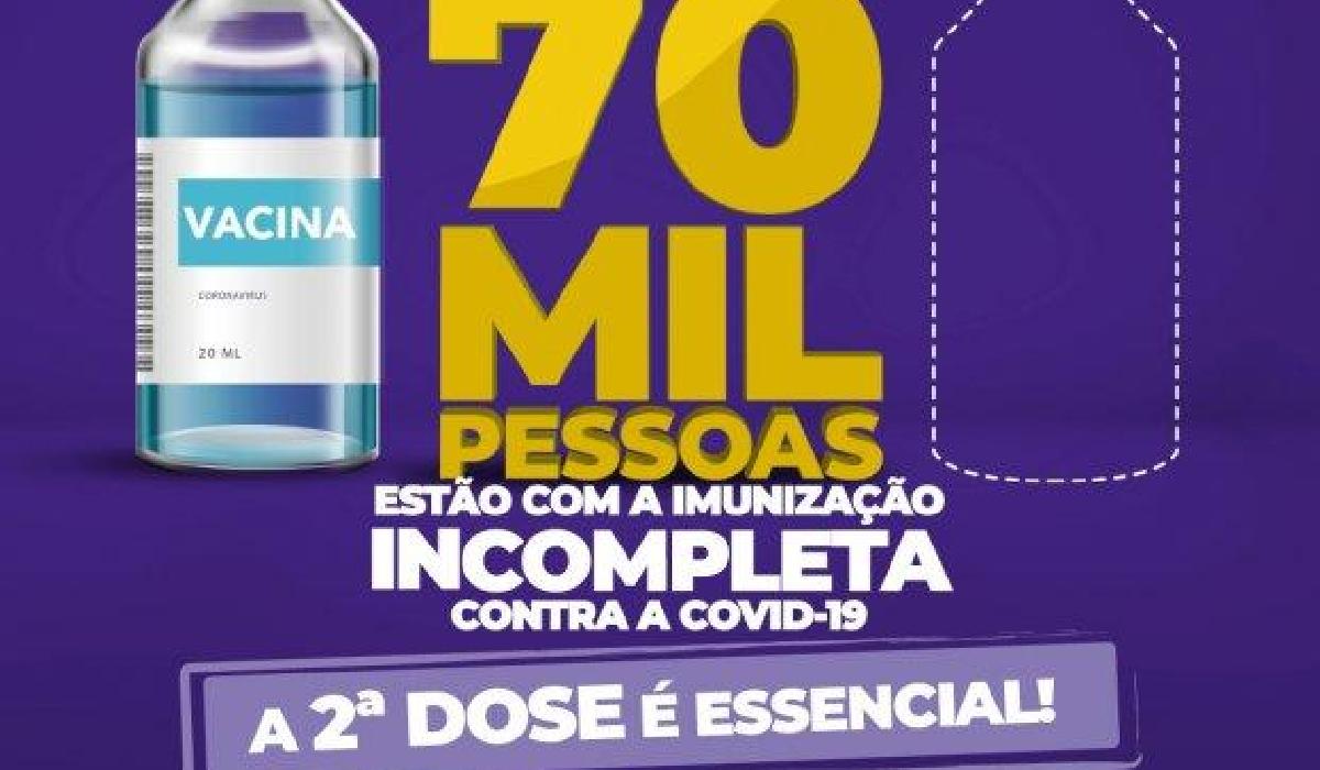 Segunda dose é essencial para proteção contra a Covid-19