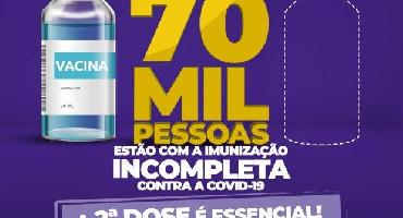 Segunda dose é essencial para proteção contra a Covid-19