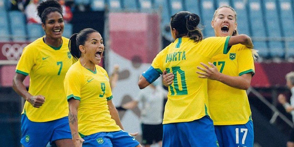 Seleção feminina goleia China na estreia do Brasil na Olímpiada