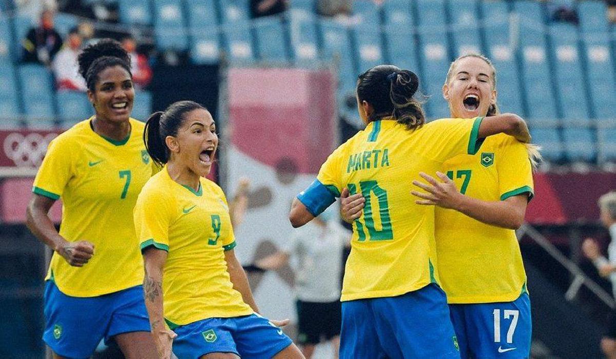 Seleção feminina goleia China na estreia do Brasil na Olímpiada