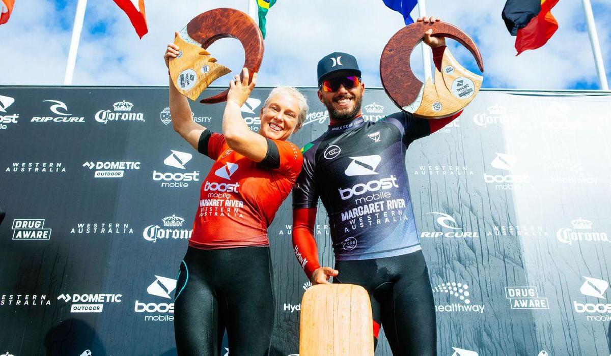 Surfe: com dobradinha, Brasil domina topo do pódio em Margaret River