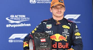 Verstappen largará na pole na Áustria, com Hamilton em quarto